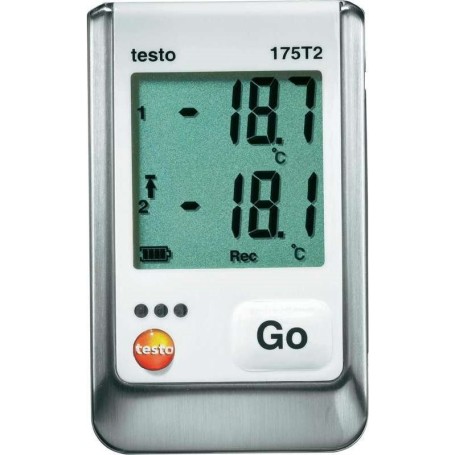 TESTO 175 T2 Temperatur-Datenlogger, Messschreiber, 1 Mio Messwerte, -35 bis +55 °C intern -40 bis + (0572 1752)