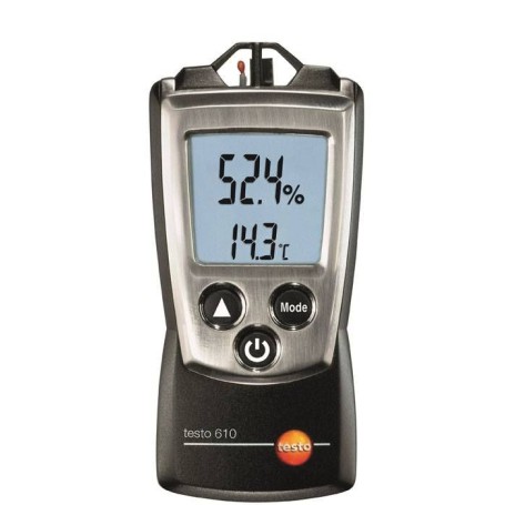 Testo 610 Interno Igrometro elettronico Nero, Argento (0560 0610)