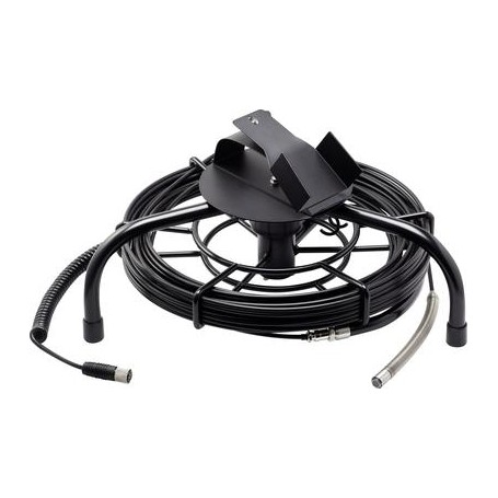 VOLTCRAFT BS-14mm/25m Endoskop-Sonde Sonden-Ø 14 mm 25 m Wasserdicht, Wechselbare Kamerasonde, Optionale Verlängerungen, Fokus