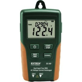 EXTECH DL160 V/AC - A/AC-Dual TrueRMS-Datenlogger, 2-Kanal, 10 - 600 V/AC, 10 - 200 A/AC, CAT III 60 (DL160)
