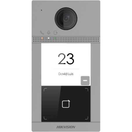 Hikvision DS-KV8113-WME1(C) sistema per video-citofono 2 MP Nero, Grigio (DS-KV8113-WME1(C)/Europe BV)