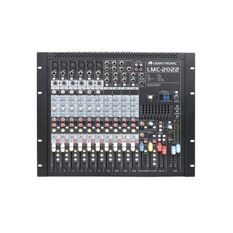 Omnitronic 10040283 mixer audio 20 - 20000 Hz Nero