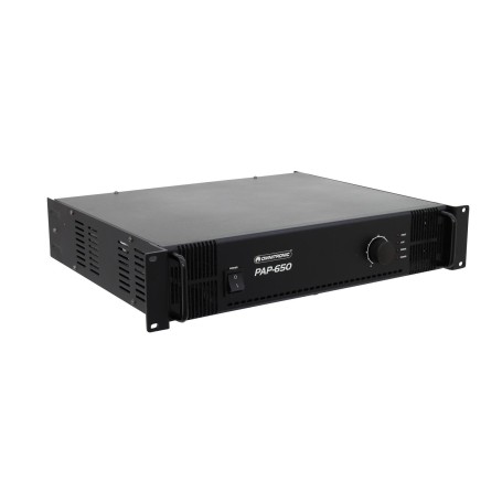 Omnitronic 80709820 amplificatore audio Resa/fase Nero
