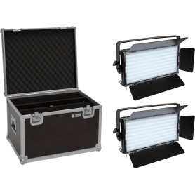 EUROLITE Set 2x LED PLL-480 QCL Panel + Case (20000932)