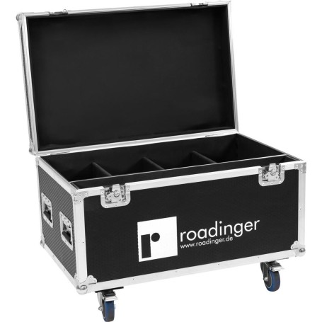 ROADINGER Flightcase 4x LED IP Atmo Blinder 9 (31005229)