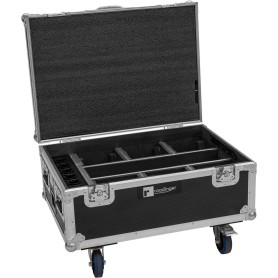 ROADINGER Flightcase 6x AKKU IP TL-3 QCL Trusslight CRMX mit Ladefunktion und Rollen (31005250)