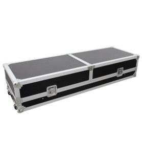 Roadinger 30124208 custodia per attrezzatura audio Tavolo da DJ Custodia rigida Legno compensato Nero, Argento