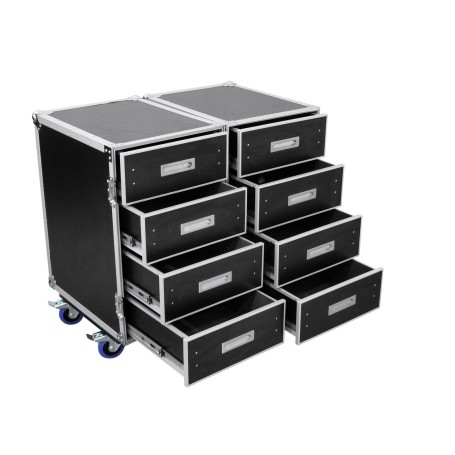 Roadinger 3012643D custodia per attrezzatura audio Universale Custodia trolley Legno compensato Nero