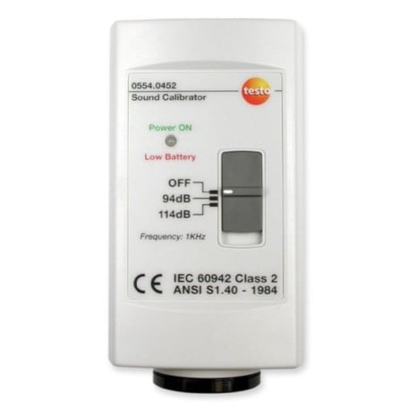 Testo 0554 0452 misuratore del livello del suono Digitale 0 - 114 dB (0554 0452)