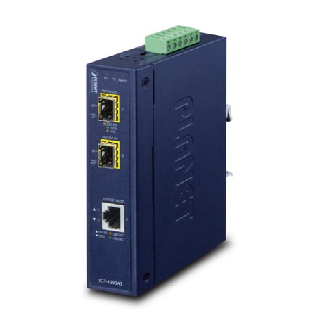PLANET IGT-1205AT convertitore multimediale di rete 1000 Mbit/s Blu (IGT-1205AT)
