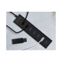 ICY BOX IB-HUB1700-U3 USB 3.2 Gen 1 (3.1 Gen 1) Type-A 5000 Mbit/s Nero (60819)