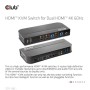 CLUB3D CSV-1382 switch per keyboard-video-mouse (kvm) Nero
