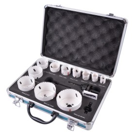 BIM Lochsgen groes Sanitr-Set D-47298,  19 - 75mm (14-teilig, Schnitttiefe 38mm, Koffer)