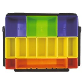 Boxeneinsatz mit farbigen Boxen P-83652 (Einlage fr MAKPAC Koffer)