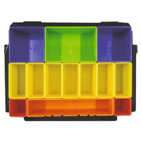 Boxeneinsatz mit farbigen Boxen P-83652 (Einlage fr MAKPAC Koffer)
