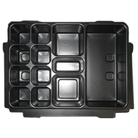 Universaleinsatz fr Kleinteile P-83674 (schwarz, fr MAKPAC Koffer)