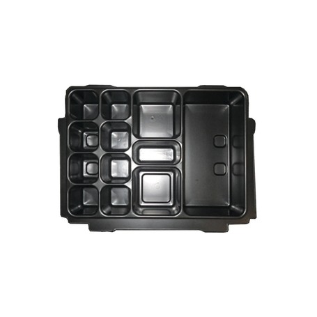 Universaleinsatz fr Kleinteile P-83674 (schwarz, fr MAKPAC Koffer)