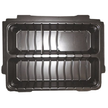 Varioeinsatz 2-fach P-83680 (schwarz, fr MAKPAC Koffer)