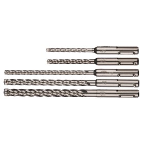 NEMESIS 2 SDS+ Hammerbohrer-Satz B-58992 (silber, 5-teilig)