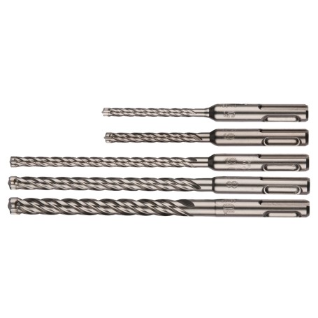 NEMESIS 2 SDS+ Hammerbohrer-Satz B-58992 (silber, 5-teilig)