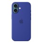 Silikon Case mit MagSafe (blau, iPhone 16) (MYY63ZM/A)