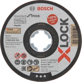 Bosch 2 608 619 261 accessorio per smerigliatrice Disco per tagliare (2608619261)