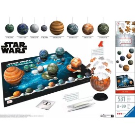 3D Puzzleball Sortiment: Himmelskrper der Star Wars Galaxie (11577)