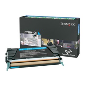 Lexmark C736H1CG cartuccia toner 1 pz Originale Ciano (C736H1CG)