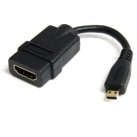 StarTech.com Cavo HDMI a micro HDMI ad alta velocita' - Cavo HDMI micro High Speed da 12cm - F/M - Nero (HDADFM5IN) StarTech.com Cavo HDMI a micro HDMI ad alta velocita' - Cavo HDMI micro High Speed da 12cm - F/M - Nero (HDADFM5IN)