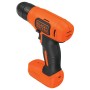 Black & Decker BDCD8 Senza chiave Nero, Arancione (BDCD8-QW)