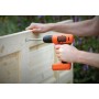 Black & Decker BDCD8 Senza chiave Nero, Arancione (BDCD8-QW)