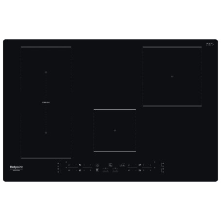 Hotpoint HB 0577B NE Nero Da incasso 77 cm Piano cottura a induzione 4 Fornello(i) (HB0577BNE)