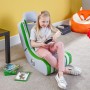 X Rocker Shadow 2.0 Sedia da gioco per console Seduta imbottita Verde, Bianco (5121901)
