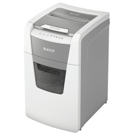 Leitz 80130000 distruggi documenti Triturazione incrociata 22 cm Grigio, Bianco (80130000)