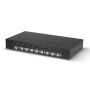 Lindy 39540 switch per keyboard-video-mouse (kvm) Montaggio rack Nero (39540)