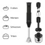 Haier Frullatore a immersione I-Master Serie 5 Nero, 3 lame in acciaio inox, becher 0,9 L, Accessoriato (38800001)