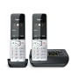 Gigaset COMFORT 500A duo Telefono analogico/DECT Identificatore di chiamata Nero, Argento (L36852-H3023-B101)