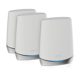 Netgear Orbi WiFi 6 router wireless Gigabit Ethernet Banda tripla (2.4 GHz/5 GHz/5 GHz) Acciaio inossidabile, Bi (RBK753-100EUS)