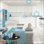 Netgear Orbi WiFi6 router wireless Gigabit Ethernet Banda tripla (2.4 GHz/5 GHz/5 GHz) Acciaio inossidabile, Bia (RBK752-100EUS)