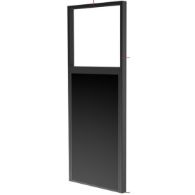 Peerless DS-OM46ND-CEIL Supporto per display espositivi 139,7 cm (55") Nero (DS-OM46ND-CEIL)