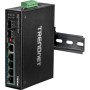 Trendnet TI-PG62 switch di rete Non gestito Gigabit Ethernet (10/100/1000) Supporto Power over Ethernet (PoE) Nero (TI-PG62)