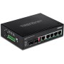 Trendnet TI-PG62 switch di rete Non gestito Gigabit Ethernet (10/100/1000) Supporto Power over Ethernet (PoE) Nero (TI-PG62)
