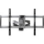 StarTech.com FPWARPS Supporto TV a parete 190,5 cm (75") Nero, Argento (FPWARPS)