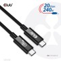 CLUB3D CAC-1575 cavo USB 2 m USB4 Gen 2x2 USB C Nero (CAC-1575)