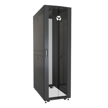 Vertiv VR Rack VR3100 rack 42U Rack indipendenti Nero, Trasparente (VR3100)