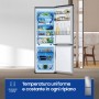 Samsung RB34C775CS9 frigorifero Combinato EcoFlex AI 1.85m 344L Libera installazione con congelatore Wifi 1,85m 344 L con rivest