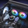 Thermaltake TT TH240 ARGB Processore Raffreddatore di liquidi tutto in uno 12 cm Nero 1 pz (CL-W361-PL12SW-A)