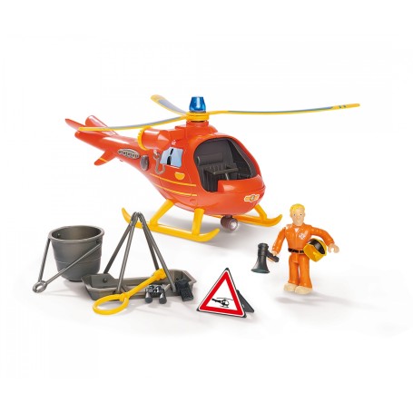 Feuerwehrmann Sam Hubschrauber Wallaby (orange/gelb, Inkl. Figur) (109252510)