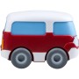 Kullerb - Roter Bus (wei/anthrazit) (1306689001)