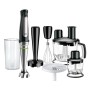 Braun MQ 7087X 1,2 L Frullatore ad immersione 1000 W Nero, Acciaio inossidabile (0X22111291) (MQ7087X)